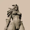 File STL Dragon Evoker Girl | Mô hình Dragonkin Fantasy Quyến Rũ | Tượng Resin Độ Chi Tiết Cao - Thumbnail 3