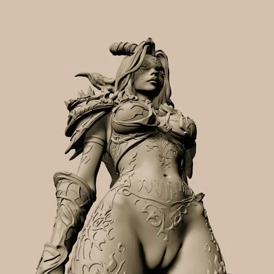 File STL Dragon Evoker Girl | Mô hình Dragonkin Fantasy Quyến Rũ | Tượng Resin Độ Chi Tiết Cao