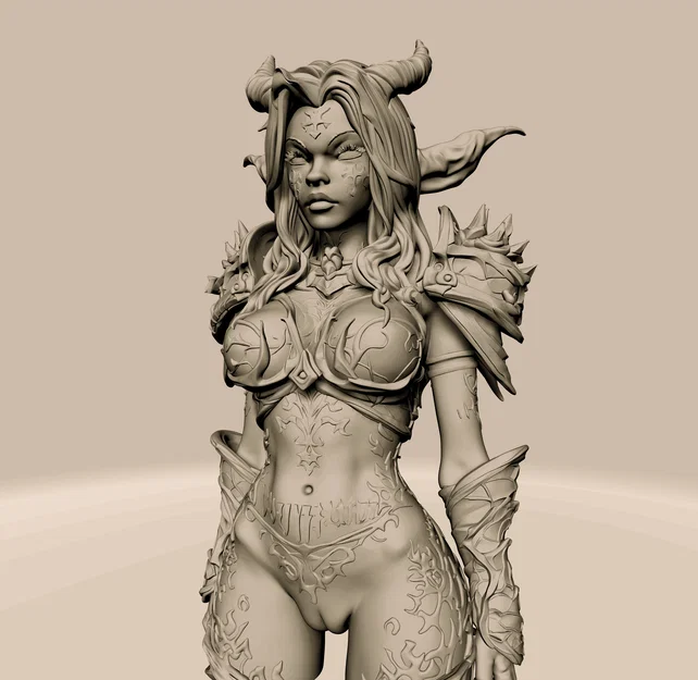 File STL Dragon Evoker Girl | Mô hình Dragonkin Fantasy Quyến Rũ | Tượng Resin Độ Chi Tiết Cao - Image 4