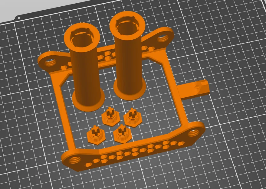 Giá đỡ cuộn nhựa 100mm kèm ống dẫn PTFE (Spool Holder) - Image 1