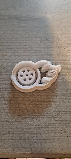 Khuôn Cắt Bánh Quy Hình Bánh Xe Rực Lửa (Flaming Wheel Cookie Cutter) - Image 1