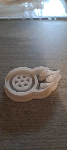Khuôn Cắt Bánh Quy Hình Bánh Xe Rực Lửa (Flaming Wheel Cookie Cutter) - Image 2