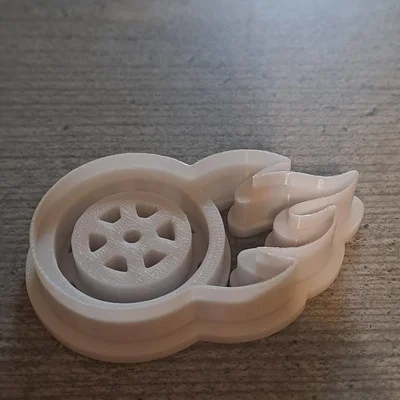 Khuôn Cắt Bánh Quy Hình Bánh Xe Rực Lửa (Flaming Wheel Cookie Cutter)