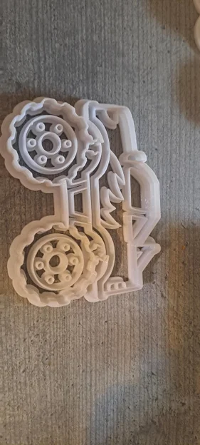 Khuôn cắt bánh quy hình xe tải địa hình 3D độc đáo - Image 2