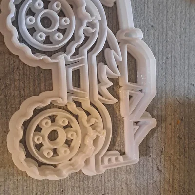 Khuôn cắt bánh quy hình xe tải địa hình 3D độc đáo
