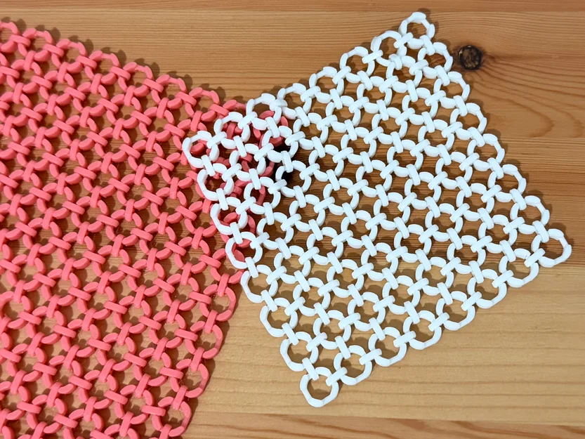 Loop Link Fidget Fabric - Mẫu in 3D vải xích linh hoạt - Image 1