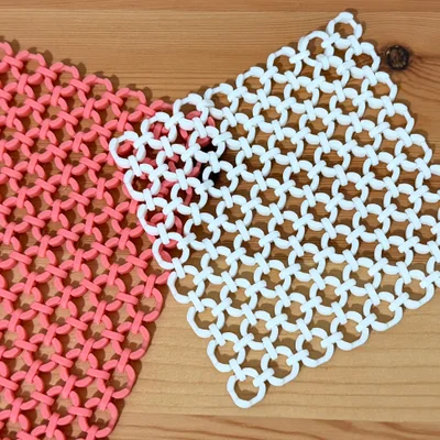 Loop Link Fidget Fabric - Mẫu in 3D vải xích linh hoạt