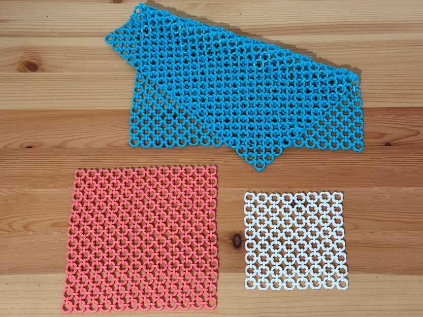 Loop Link Fidget Fabric - Mẫu in 3D vải xích linh hoạt - Image 4