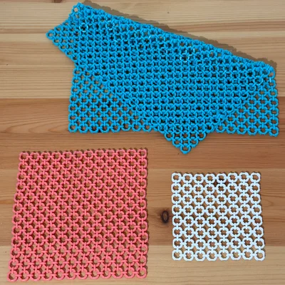 Loop Link Fidget Fabric - Mẫu in 3D vải xích linh hoạt