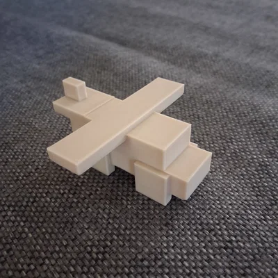 Mô hình in 3D xe buýt bay (Flying Bus) phong cách tối giản