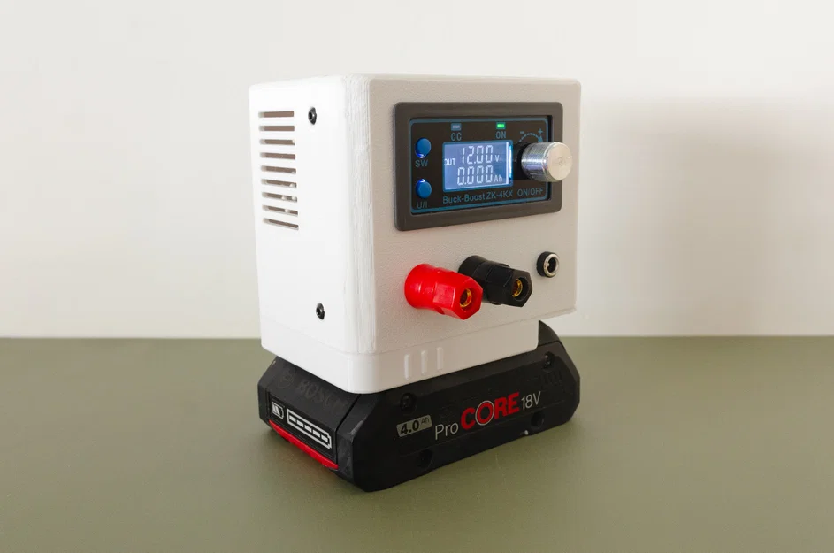 Bộ nguồn di động có thể điều chỉnh sử dụng pin Bosch 18V (dựa trên ZK-4KX) - Image 2