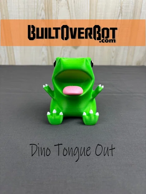 Mô hình 3D Dino Tongue Out: Chú khủng long giữ bút siêu đáng yêu - Image 3