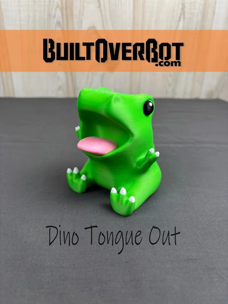 Mô hình 3D Dino Tongue Out: Chú khủng long giữ bút siêu đáng yêu - Image 4