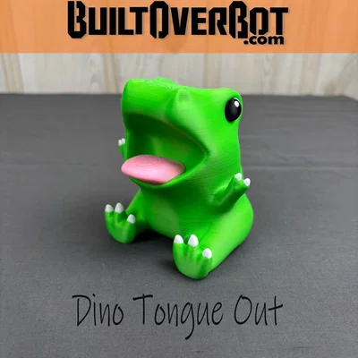 Mô hình 3D Dino Tongue Out: Chú khủng long giữ bút siêu đáng yêu
