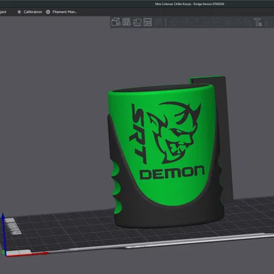 Mini Coleman Chiller Koozie - Chủ đề Dodge SRT Demon