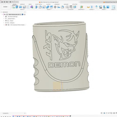 Mini Coleman Chiller Koozie - Chủ đề Dodge SRT Demon
