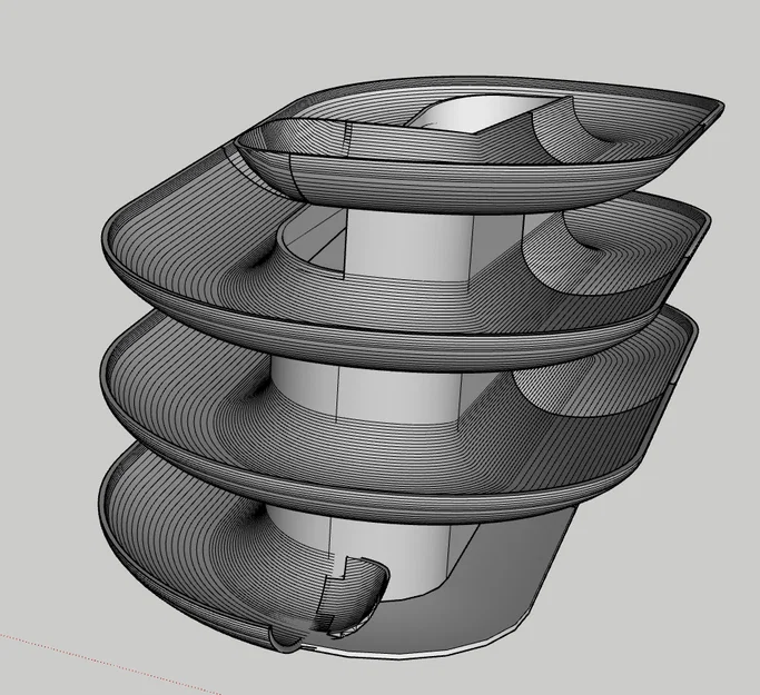Khay đựng trứng xoắn ốc 3D - Giải pháp lưu trữ hơn 30 quả trứng - Image 1