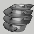 Khay đựng trứng xoắn ốc 3D - Giải pháp lưu trữ hơn 30 quả trứng - Thumbnail 1