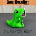 Dino MakerChip Holder - Mô hình khủng long giữ thẻ bài in 3D siêu cute - Thumbnail 2
