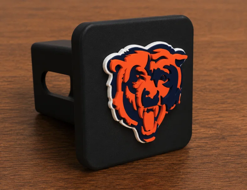 Nắp Che Đầu Kéo Chicago Bears Cho Ô Tô (3D Print Model) - Image 1
