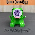 Dino MakerChip Holder - Mô hình khủng long giữ thẻ bài in 3D siêu cute - Thumbnail 4