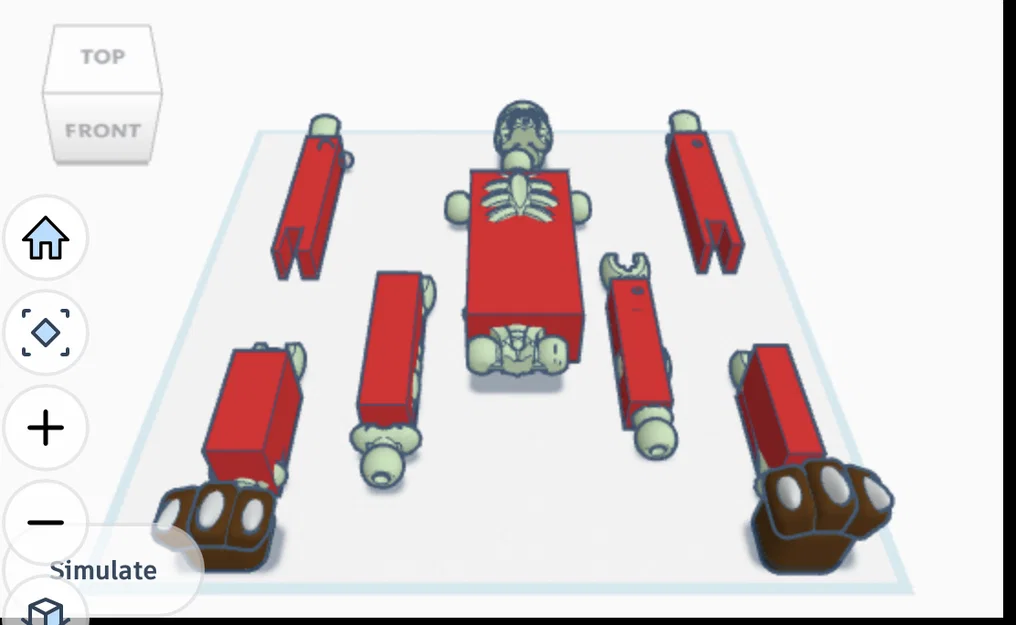 Mô hình Mutated Skeleton - Bộ xương khớp nối in 3D độc đáo - Image 1