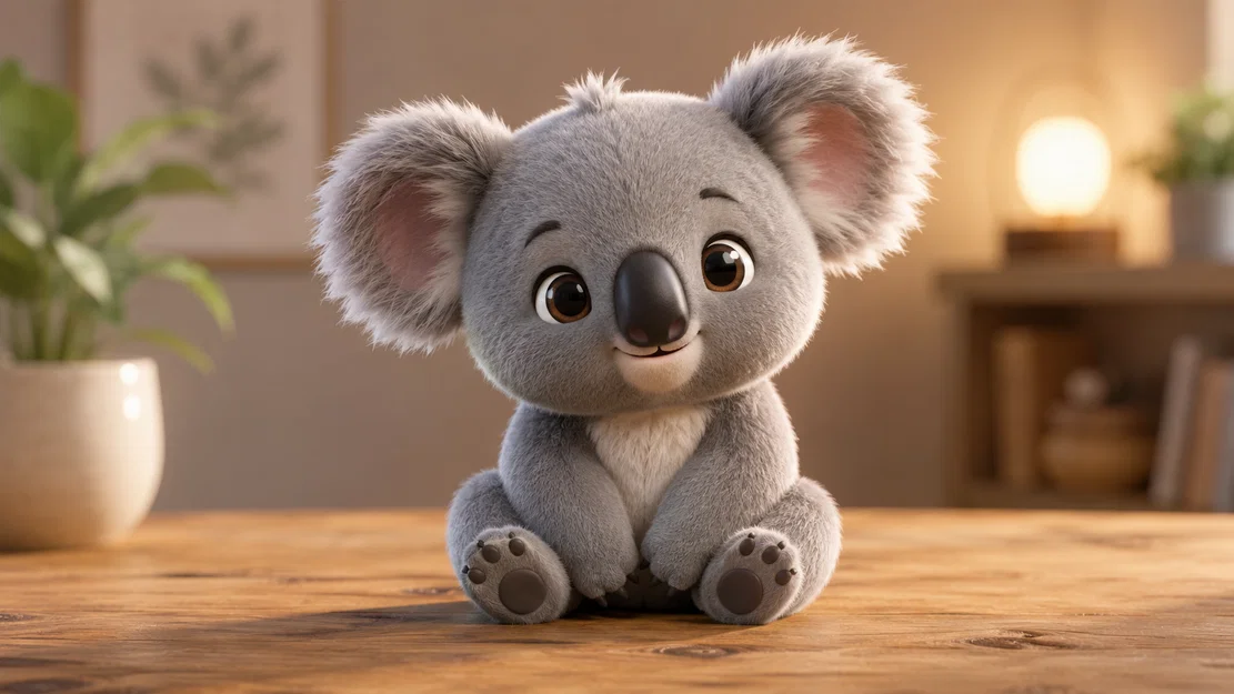 Mô hình gấu túi Koala đáng yêu - File in 3D chất lượng cao - Image 1