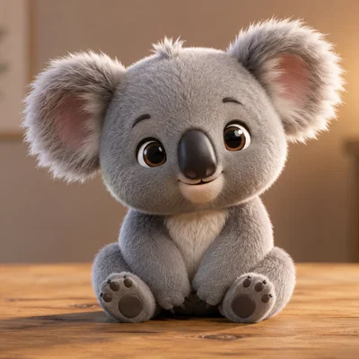 Mô hình gấu túi Koala đáng yêu - File in 3D chất lượng cao