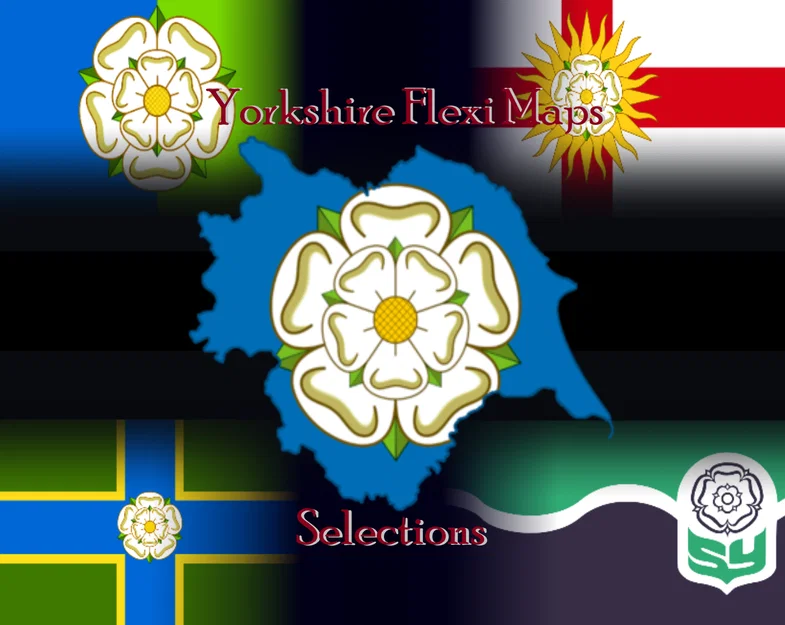 Bộ sưu tập bản đồ Flexi Yorkshire - Image 1