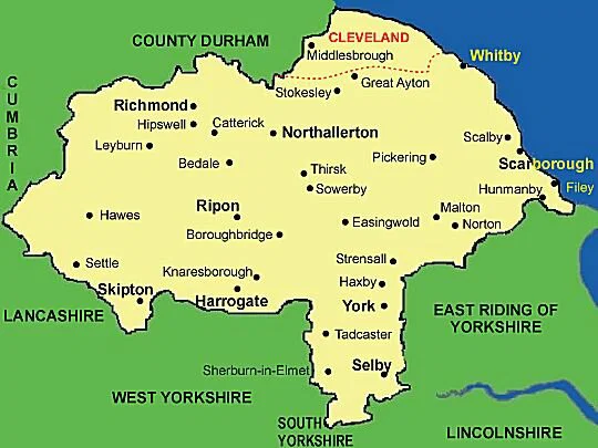 Bộ sưu tập bản đồ Flexi Yorkshire - Image 6