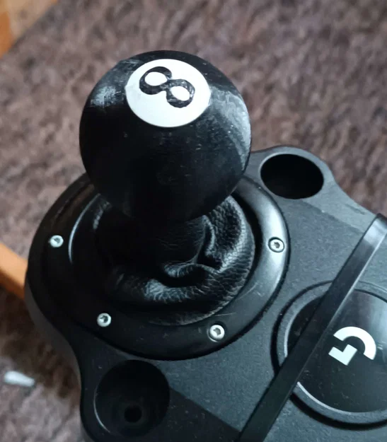 Núm cần số 8-ball độc đáo cho Logitech G29, G920, G923 - Image 1