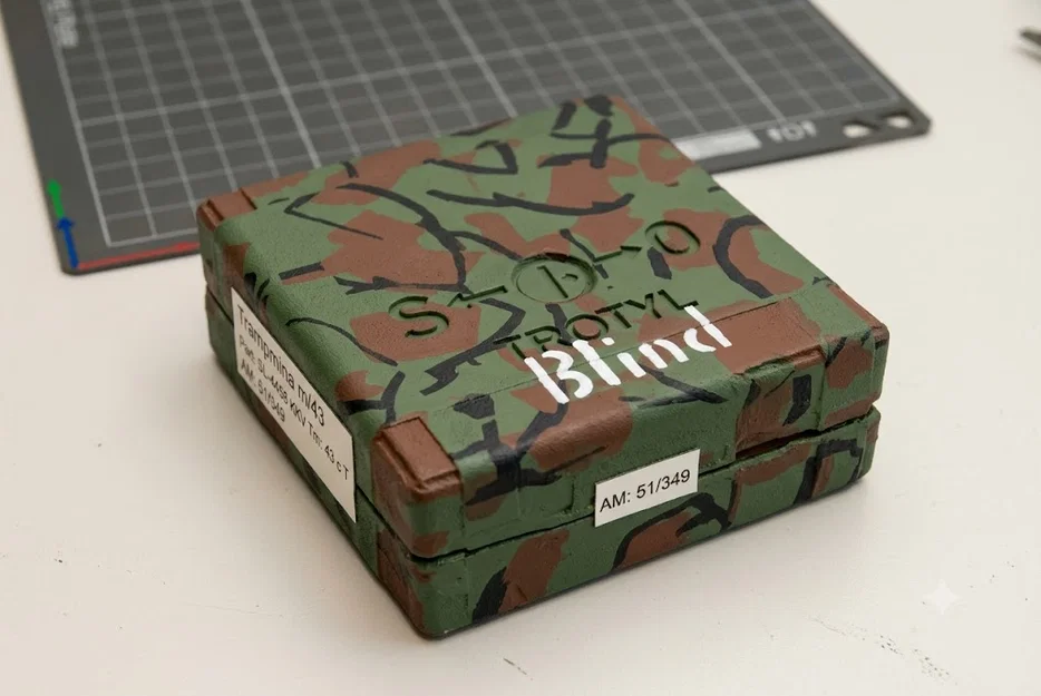 Mìn chống bộ binh Thụy Điển, Trampmina M/43T - Image 1