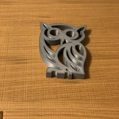 Khay Đựng Khăn Giấy Hình Cú Mèo - Mẫu In 3D Độc Đáo Cho Bàn Ăn