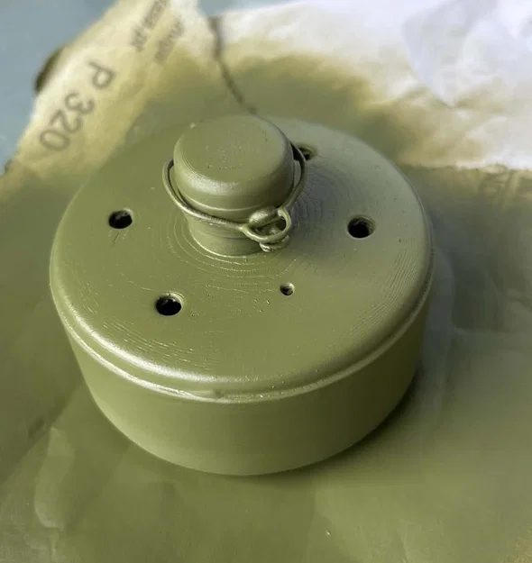 Mô hình Trampmina M/49 - Bản tái hiện mìn quân sự Thụy Điển - Image 1