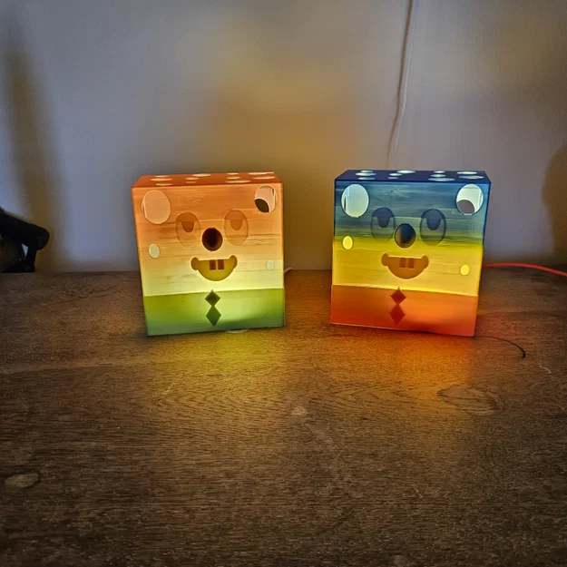 Đèn ngủ 3D hình SpongeBob SquarePants trang trí cực chất - Image 2