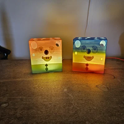 Đèn ngủ 3D hình SpongeBob SquarePants trang trí cực chất