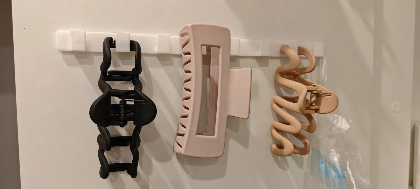 Thanh treo kẹp tóc Hairpin Hanger 3D - Giải pháp sắp xếp phụ kiện gọn gàng - Image 3