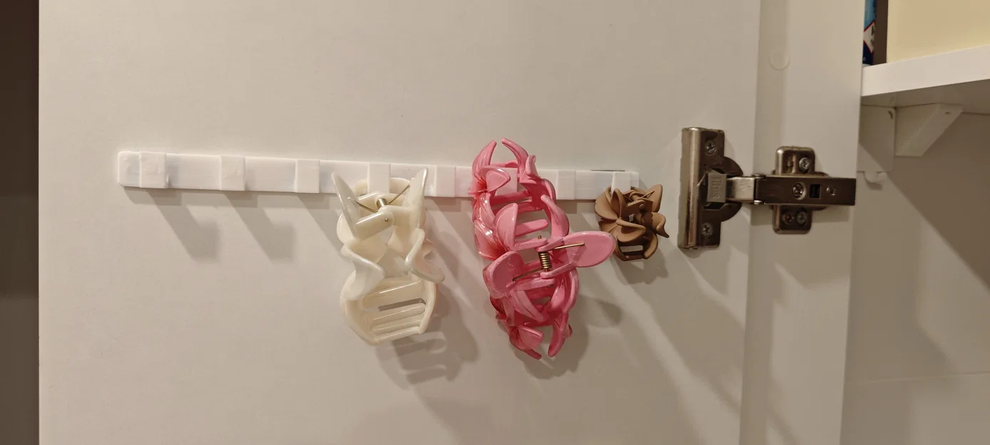 Thanh treo kẹp tóc Hairpin Hanger 3D - Giải pháp sắp xếp phụ kiện gọn gàng - Image 4