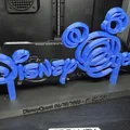 Mô hình bảng hiệu DisneyQuest kèm đế trưng bày hoài niệm - Thumbnail 1