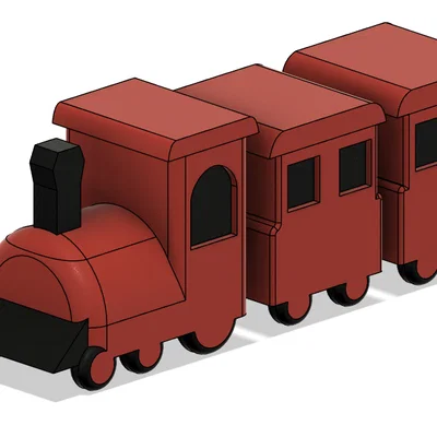 Mô hình tàu hỏa lưu trữ đồ dùng để bàn Modular Box Train Storage
