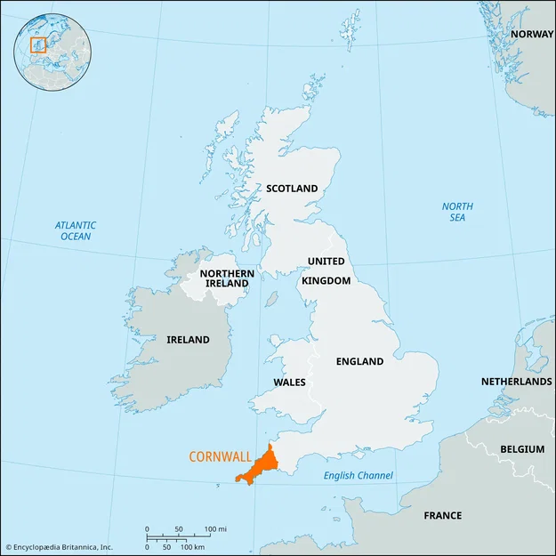 Bản đồ linh hoạt Cornwall (Cornwall Flexi Map) - Image 1