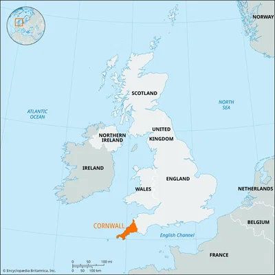 Bản đồ linh hoạt Cornwall (Cornwall Flexi Map)
