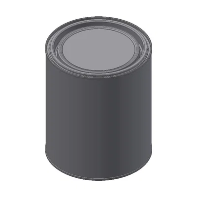 Mô hình lon sơn 3D (Paint Can Mockup) in 3D sắc nét
