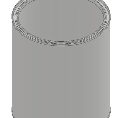 Mô hình lon sơn 3D (Paint Can Mockup) in 3D sắc nét