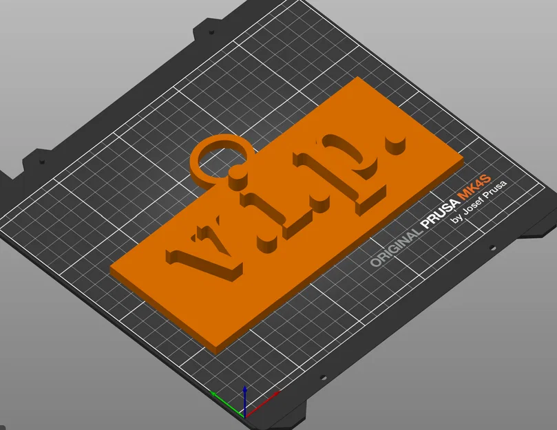 Mô hình 3D bảng tên V.I.P. treo trang trí đẹp mắt - Image 1