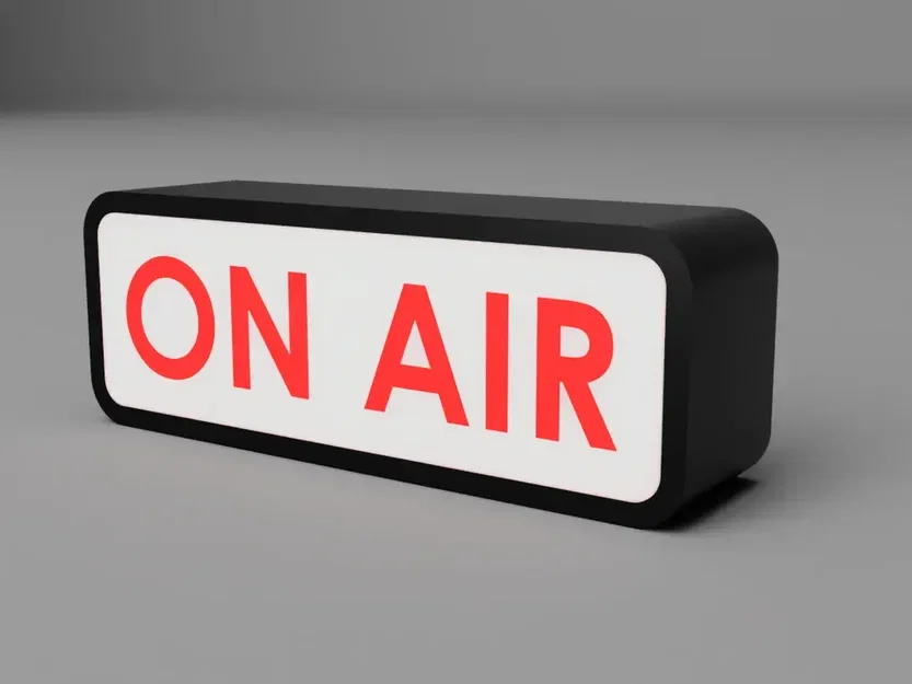 Bảng Đèn LED Trang Trí ON AIR In 3D Độc Đáo Cho Streamer - Image 1