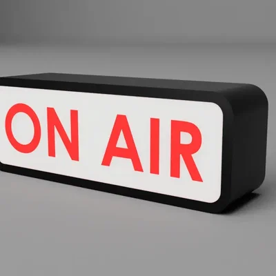 Bảng Đèn LED Trang Trí ON AIR In 3D Độc Đáo Cho Streamer