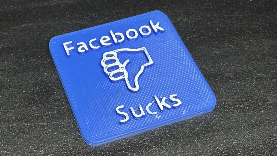 Mô hình trang trí Facebook Sucks vui nhộn cho bàn làm việc - Image 2