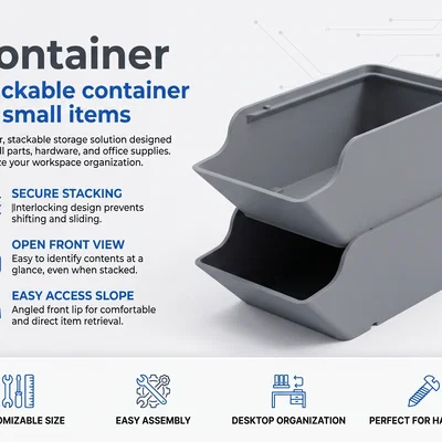 Khay chứa đồ đa năng (organizer) có thể xếp chồng