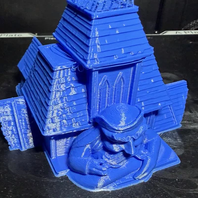 Mô hình 3D Phù thủy Mystery Fun House Orlando độc đáo